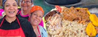 🔥 MORO DE GUANDULE CON CHIVO A LA LEÑA EN EL CAMPO 🥘🐐🇩🇴 | COMIDA DOMINICANA TRADICIONAL