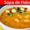 Sopa de Habas | #VickyRecetaFacil