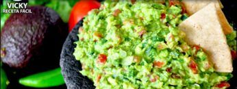 Verdadero Guacamole 🥑| #VickyRecetaFacil